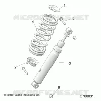 SUSPENSION, AMORTISSEUR AVANT MOUNTING