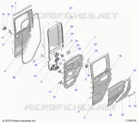PORTES ASSEMBLY, REAR