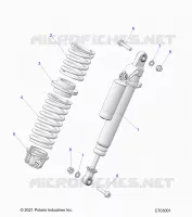 SUSPENSION, AMORTISSEUR AVANT MOUNTING