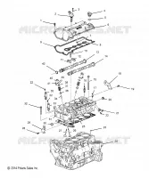 ENGINE, CYLINDRE HEAD AND RELATED PARTS