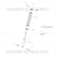 SUSPENSION, AMORTISSEUR AVANT MOUNTING