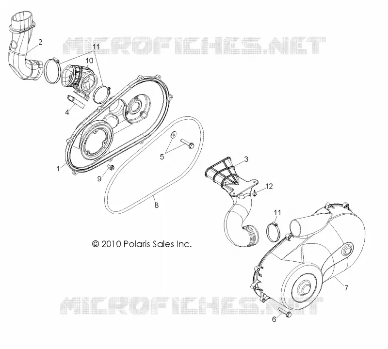 SYSTÈME DE TRANSMISSION, COUVERCLE D'EMBRAYAGE AND DUCTING
