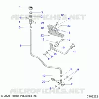 BRAKES, BRAKE PEDAL AND MAITRE CYLINDRE