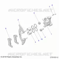 FREIN AVANT CALIPER