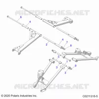 SUSPENSION ARRIERE CONTROL ARM MOUNTING