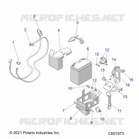 ELECTRICITE, E.S. BATTERY/BOX AND CABLES