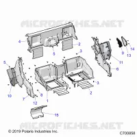 CARROSSERIE ARRIERE CLOSEOFF, FENDERS AND FLOOR