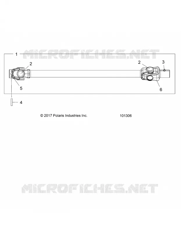 DRIVE TRAIN, ARBRE DE TRANSMISSION, FRONT