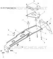 CHASSIS, PROTECTION D'EMBRAYAGE ASM.