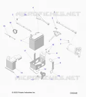 ELECTRICITE, BATTERY BOX ASM.