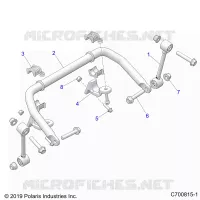 SUSPENSION, FRONT BARRE STABILISATRICE- G21GXD99AJ/AZ/BJ/BZ (C701011-2)