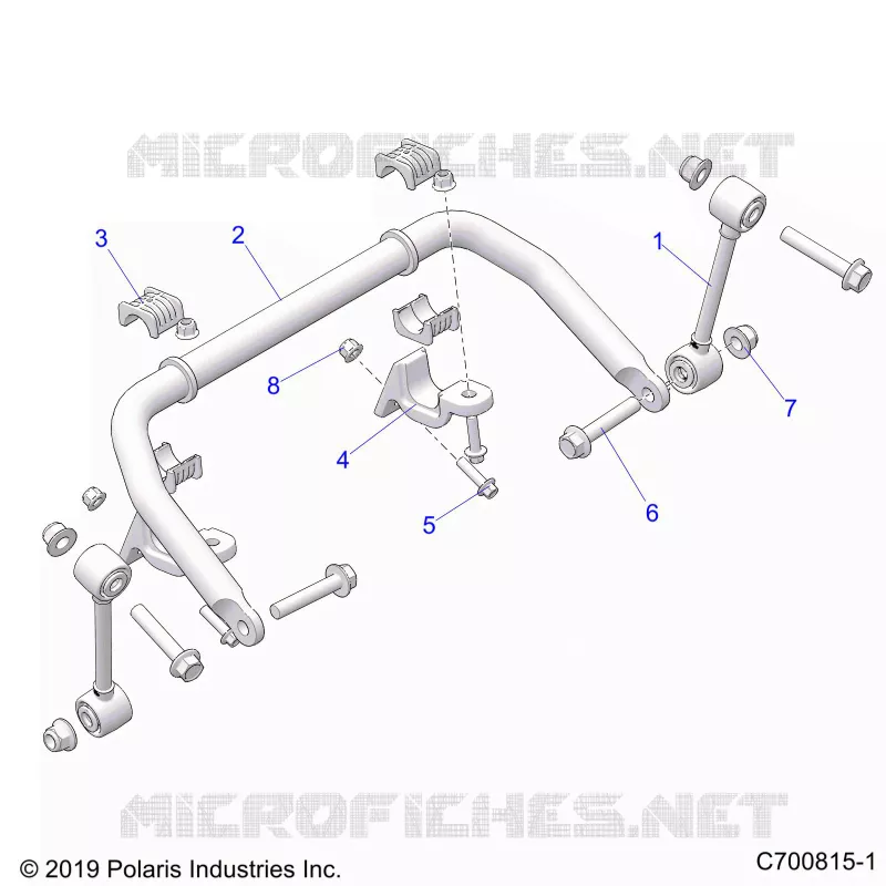 SUSPENSION, FRONT BARRE STABILISATRICE- G21GXD99AJ/AZ/BJ/BZ (C701011-2)