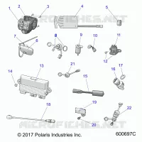 ELECTRICITE, SWITCHES, SENSORS AND COMPONENTS