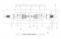 SYSTÈME DE TRANSMISSION, ARBRE DE TRANSMISSION ARRIERE