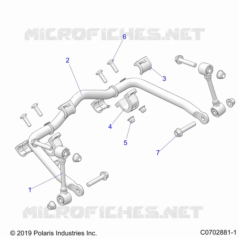 SUSPENSION, FRONT BARRE STABILISATRICE