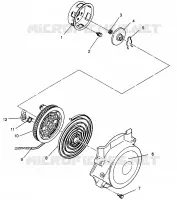 LANCEUR ASSEMBLY Storm 0965782, Storm SKS 0965582,  Euro Storm E9657 (4931593159D010)