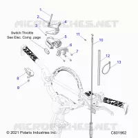 MOTEUR, THROTTLE CONTROL ASM.