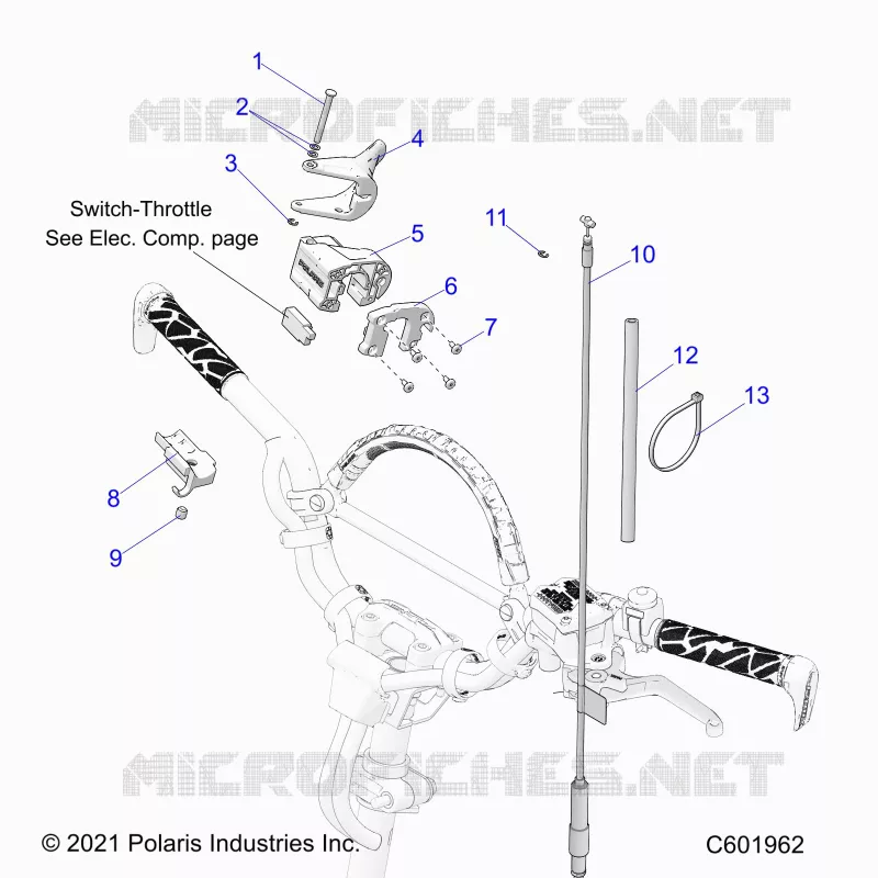 MOTEUR, THROTTLE CONTROL ASM.