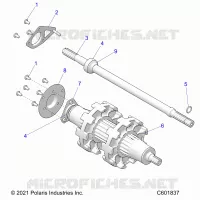 DRIVE TRAIN, JACKSHAFT AND ARBRE DE TRANSMISSION