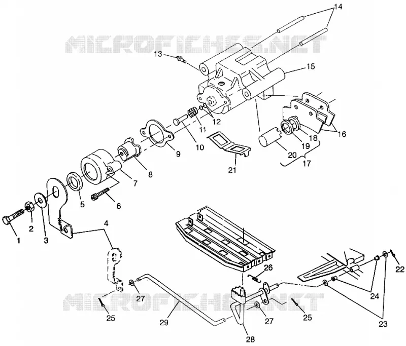 FREIN ARRIERE Magnum 4x4 W968144 and  Swedish Magnum 4x4 S968144 (4936053605C006)