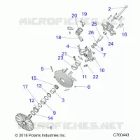 SYSTEME DE TRANSMISSION, PRIMARY CLUTCH