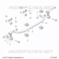 SUSPENSION, BARRE STABILISATRICE, FRONT