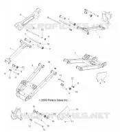 SUSPENSION ARRIERE CONTROL ARMS