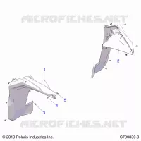 GARDE BOUE FLARES, FRONT