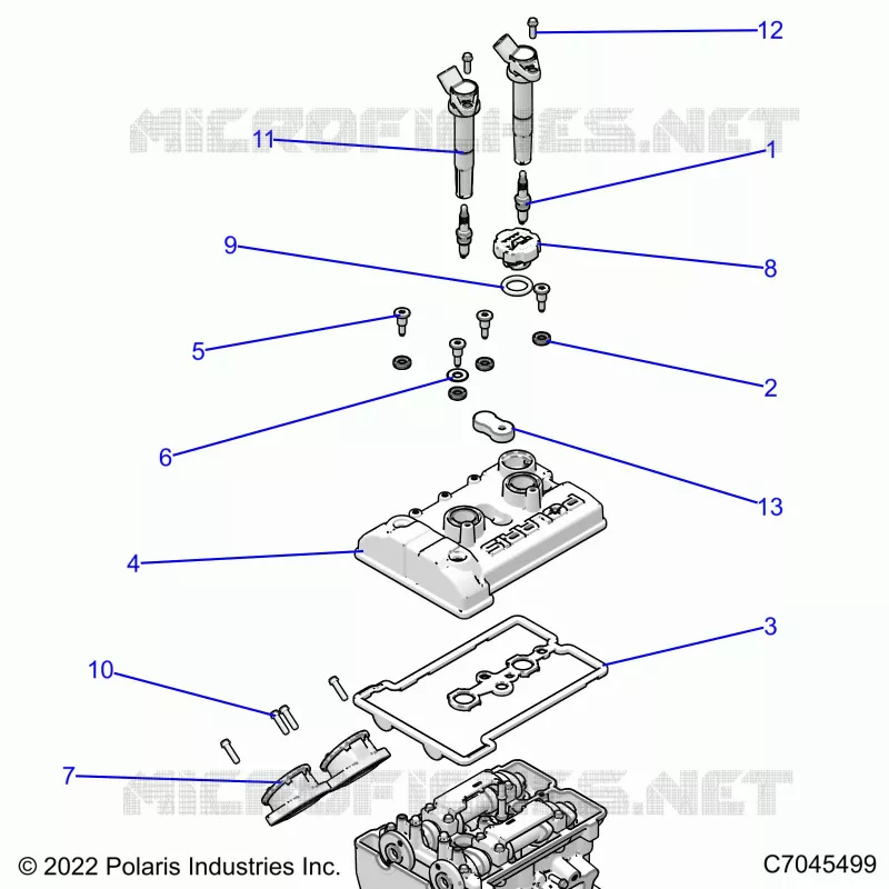 ENGINE, THROTTLE BODY AND COUVERCLE SOUPAPE