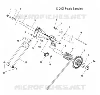 SUSPENSION, BRAS DE SUSPENSION ARRIERE