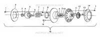 EMBRAYAGE DE TRANSMISSION 600 RMK 0980958 AND EUROPEAN 600 RMK E980958 (4944634463C002)