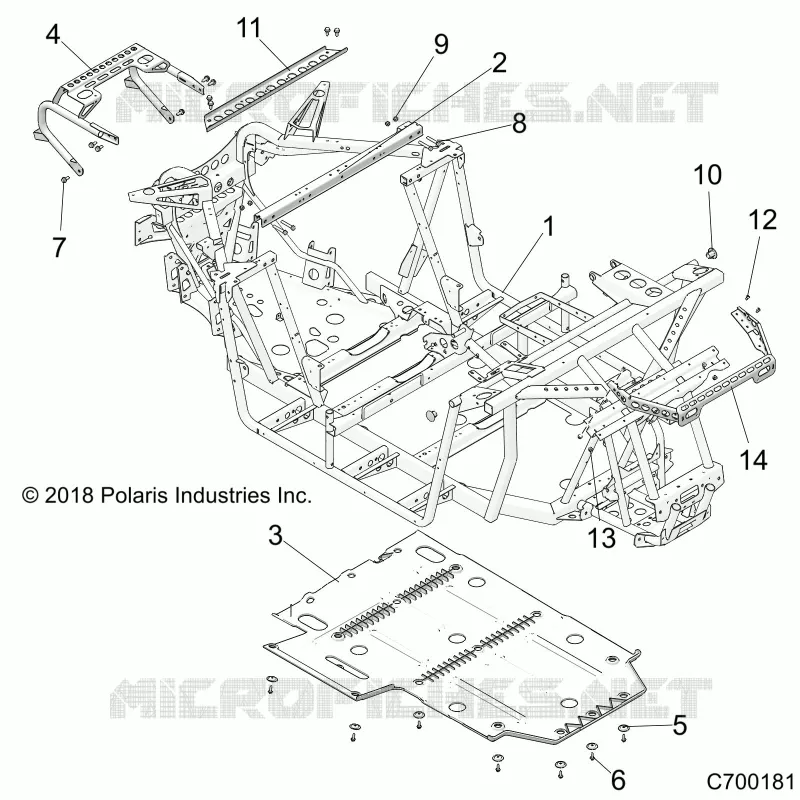 CHASSIS, CHASSIS AND SKID PLATE