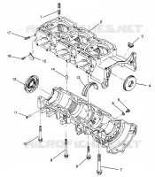 CARTERS MOTEUR ASSEMBLY Storm 0965782, Storm SKS 0965582,  Euro Storm E965782, E (4931593159C014)