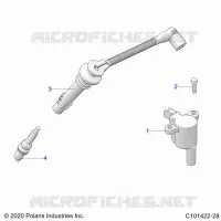 ELECTRICITE, IGNITION COIL, WIRE AND SPARK PLUG