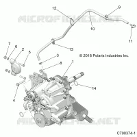 DRIVE TRAIN, MAIN SUPPORT PONT