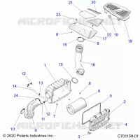 ENGINE, PRISE D'AIR SYSTEM