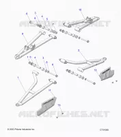 SUSPENSION AVANT CONTROL ARMS