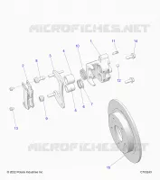 BRAKES, ETRIER DE FREIN ARRIERE