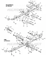 FIXATION RAIL (SUSPENSION) Storm 0975782, Storm S.E. H975782, European Stor (4937823782C001)