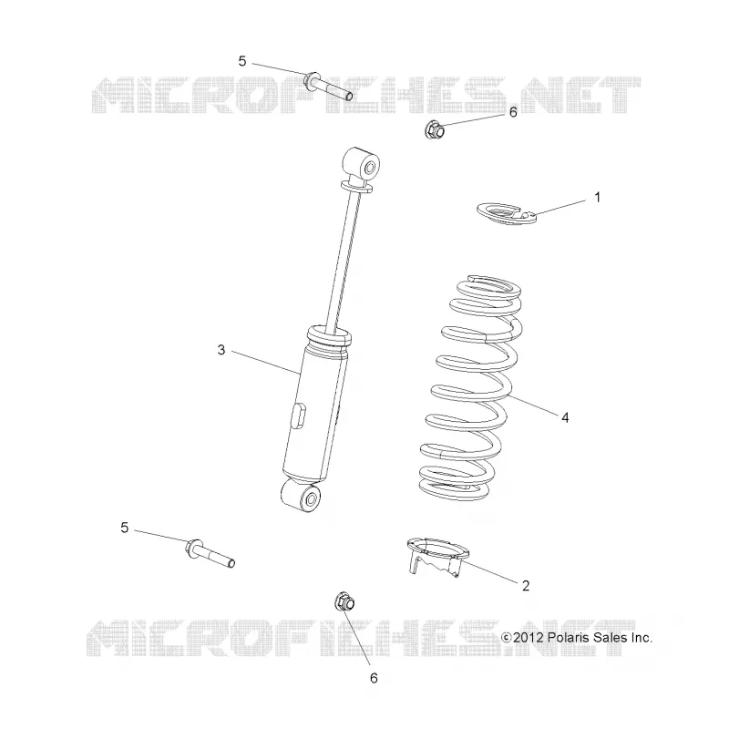 SUSPENSION, AMORTISSEUR AVANT
