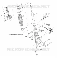 SUSPENSION, JAMBE DE FORCE AVANT