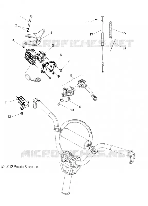 MOTEUR, ACCELERATEUR CONTROL ASM.