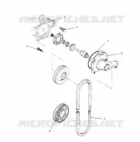 POMPE A EAU XLT SP 0966676 and  EUROPEAN XLT SP E966676 (4931703170C012)