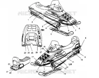 EMBLEMES SPORT 0960443, SPORT TOURING 0960243 and EUROPEAN SPORT TOURING E960 (4932223222A014)