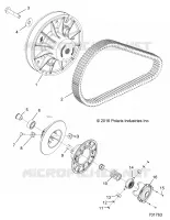 SYSTÈME DE TRANSMISSION, SECONDARY CLUTCH