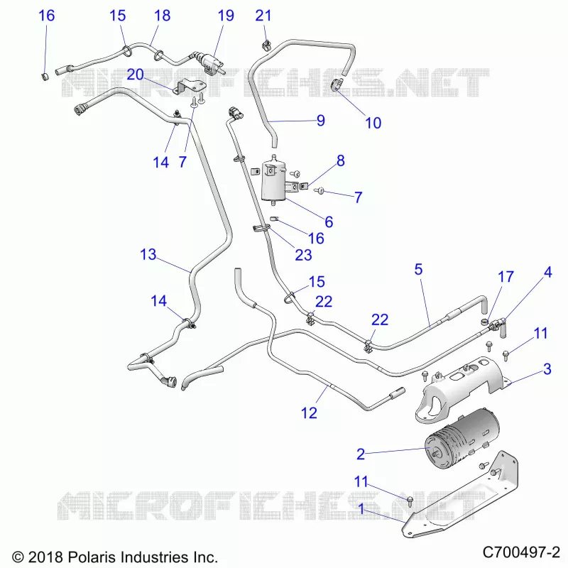 BODY, CARBURANT LINES