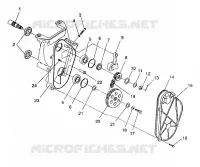 CARTER DE CHAINEE ASSEMBLY 500 EFI/0930674 AND  500 EFI SKS/0930574 (4922962296017A)