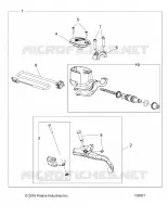 FREIN AVANT BRAKE LEVER AND MASTER CYLINDER