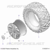 ROUES, REAR