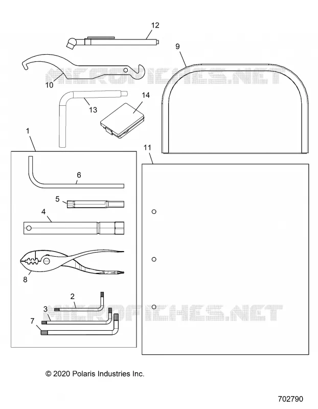 REFERENCE, MANUEL DU PROPRIETAIRE AND TOOL KIT